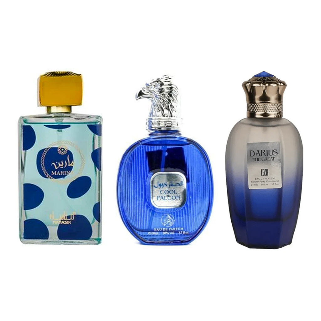 Set 3 Parfumuri Arabesti (2x Barbatesti + 1x Unisex) 100ml - Darius The Great + Cool Falcon